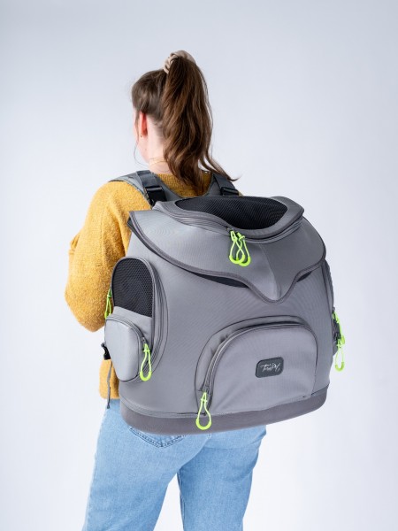Hundetasche Miri Grau