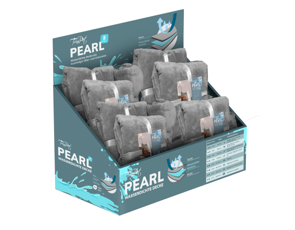 Pearl - wasserdichte Decke - SET, 8 Größen inkl. Display