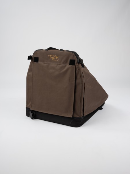 TPX-Pro Faltbare Aluminium Hundebox, braun