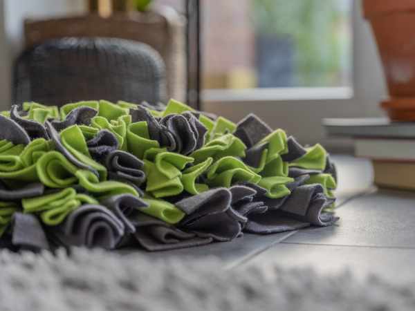 Schnüffelteppich grün