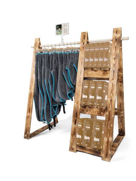 Warenträger für Dampfhund, geflämmt