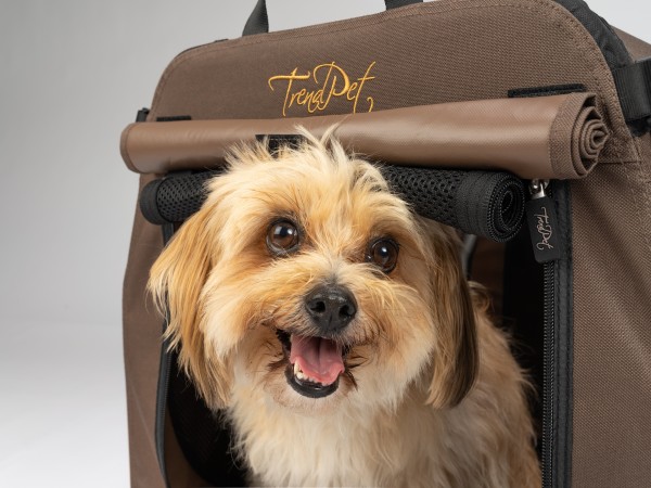 TPX-Pro Faltbare Aluminium Hundebox, braun