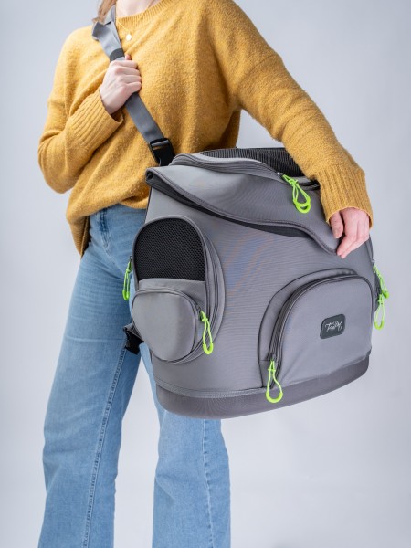 Hundetasche Miri Grau
