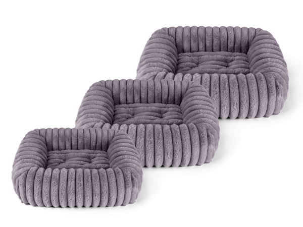 Biscuit Cube Grau - SET, 3 Größen