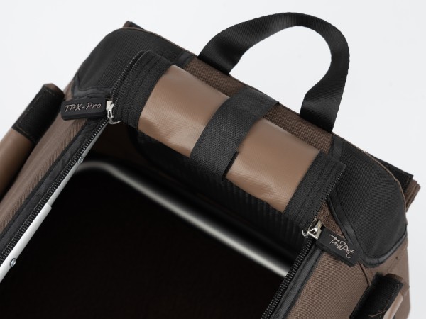 TPX-Pro Faltbare Aluminium Hundebox, braun