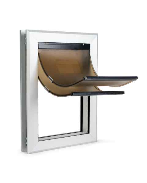 TT1 - Isolierte Hundeklappe aus Aluminium